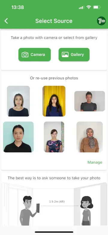 7ID App: Uzbekistan Visa Photo Maker